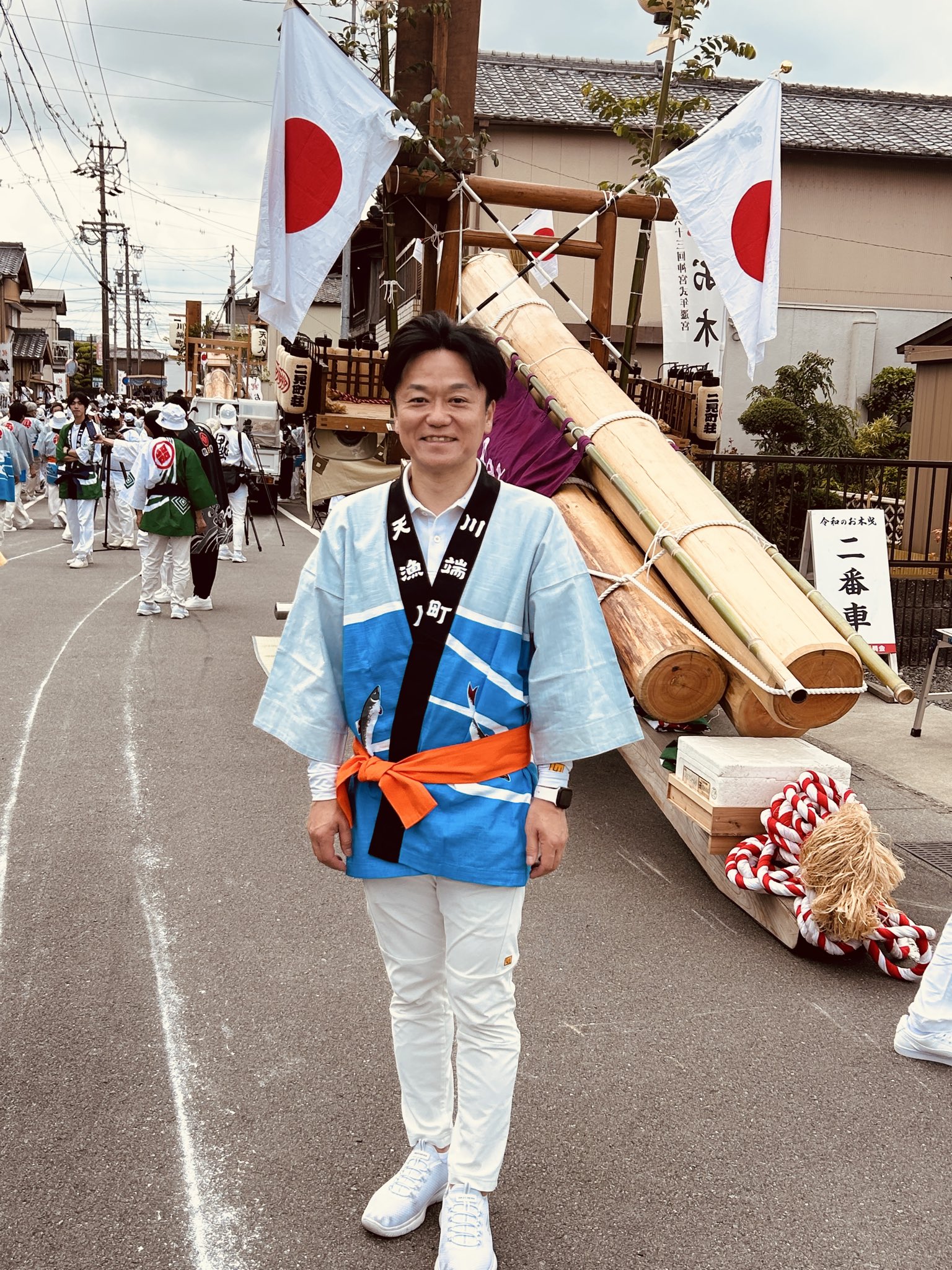 伊勢神宮「御木曳」参加